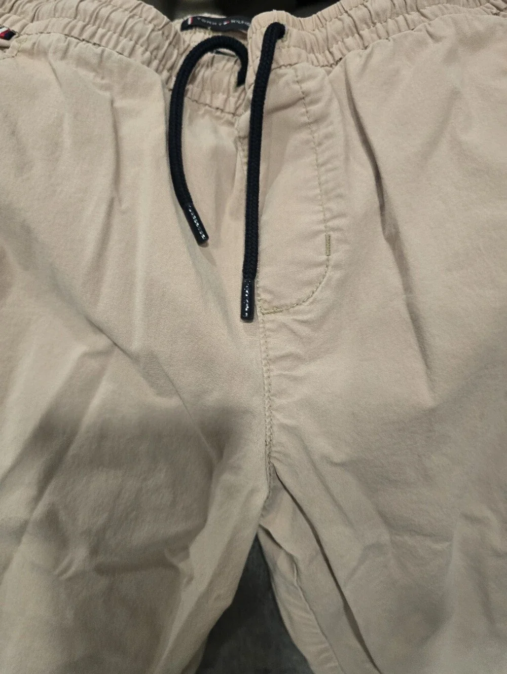 Tommy Hilfiger Light Beige Drawstring Chinos